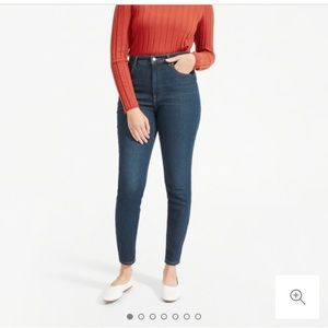 Everlane Authentic Stretch High Rise Jean Ankle 30